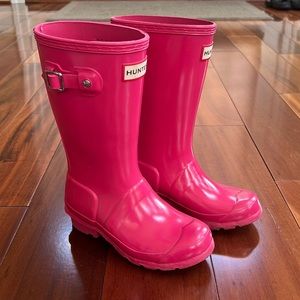 Hunter Tall Pink Rain boots - Size 13